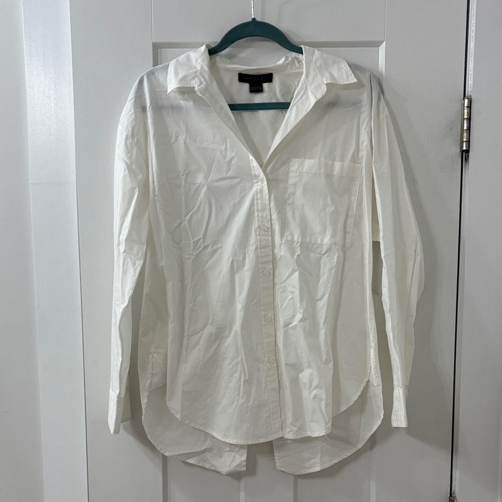 Sanctuary White Button Down Shirt